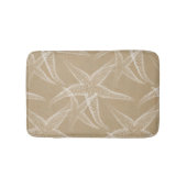 Starfish-Sand-Strand-Bad-Matte Badematte (Vorderseite)