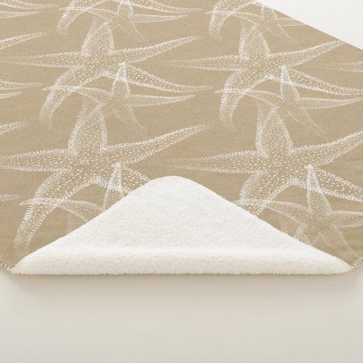 Starfish-Sand-Strand Sherpa Decke Sherpadecke (3/4)