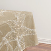 Starfish-Sand-TAN-Strand-Tischdecke Tischdecke (Beispiel)