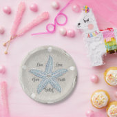 Starfish Sandollar Party Plate Pappteller (Party)