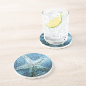 Starfish Sandstein Untersetzer (Seite)