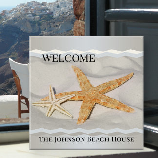 Starfish Sandy Beach House Keramik Tile Fliese