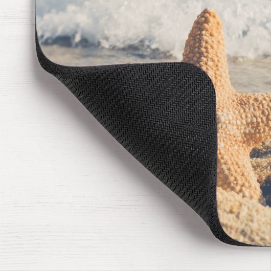 Starfish Sandy Beach Sand zwischen Zehen Mousepad (Ecke)