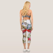 Starfish, Sansibar, Tansania Capri Leggings (Rückseite)