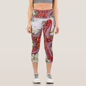 Starfish, Sansibar, Tansania Capri Leggings (Vorderseite)