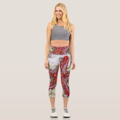 Starfish, Sansibar, Tansania Capri Leggings (Vorderseite)