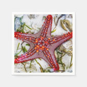 Starfish, Sansibar, Tansania Serviette (Vorderseite)