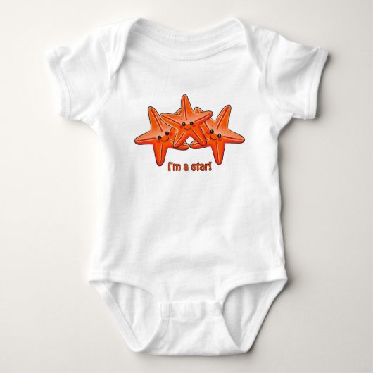 Starfish Säugling Strampler (Vorderseite)