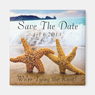 Starfish-Save the Date Magnet