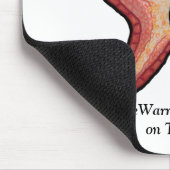 Starfish schockiert, MeWarriorFrau auf Twitch Mousepad (Ecke)