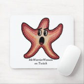 Starfish schockiert, MeWarriorFrau auf Twitch Mousepad (Mit Mouse)