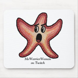 Starfish schockiert, MeWarriorFrau auf Twitch Mousepad