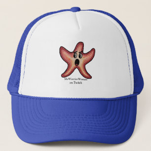 Starfish schockiert, MeWarriorFrau auf Twitch Truckerkappe