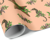 Starfish Sea Horses Muster Weihnachten Geschenkpapier (Rolleneckpunkt)