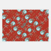 Starfish Sea Horses Weihnachtsgeschenk Wrapping Sh Geschenkpapier Set (Vorderseite)