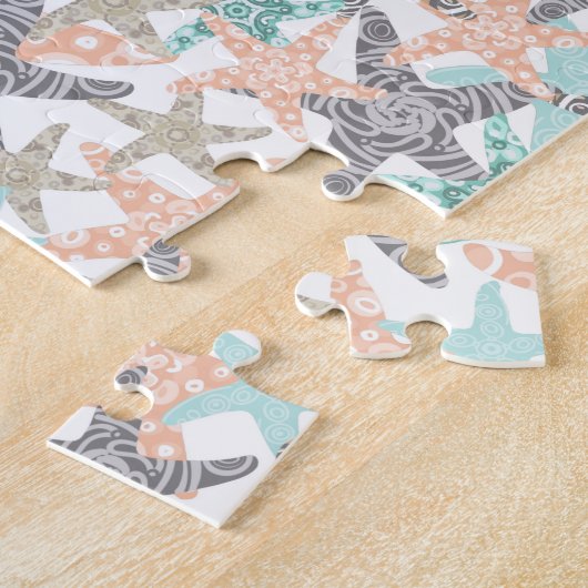 Starfish Seamless Muster Jigsaw Puzzle (Seite)