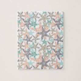 Starfish Seamless Muster Jigsaw Puzzle