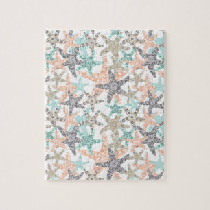 Starfish Seamless Muster Jigsaw Puzzle