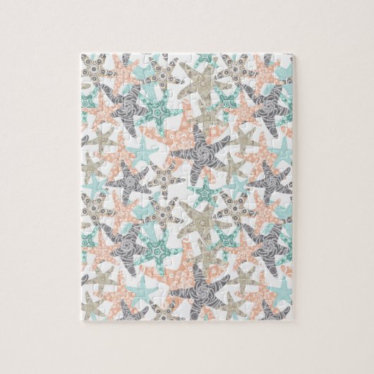Starfish Seamless Muster Jigsaw Puzzle (Vertikal)