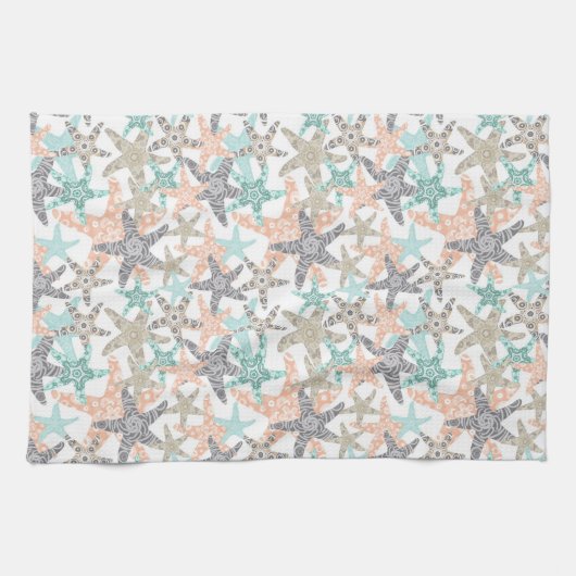 Starfish Seamless Pattern Küchentücher (Horizontal)
