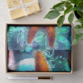 Starfish & Seashells Coastal Nautic Decoupage Seidenpapier (Geschenk)