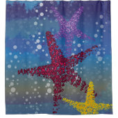 Starfish Seastar Duschvorhang (Vorderseite)