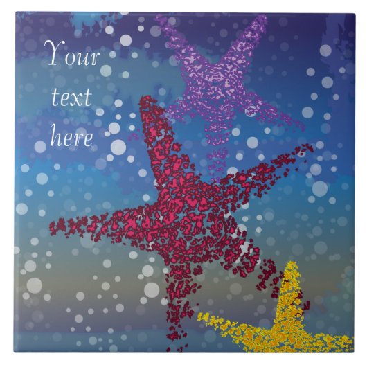 Starfish Seastar Fliese (Vorderseite)