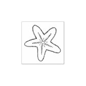 Starfish Seesternart zeichnend Gummistempel (Prägung)