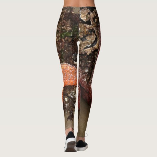 Starfish/Seesterne in der Kanone setzen ODER, Foto Leggings (Rückseite)