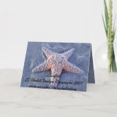 Starfish Semi getersed Card Karte (Rückseite)