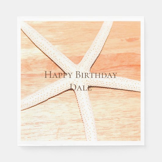 Starfish Serviette (Vorderseite)