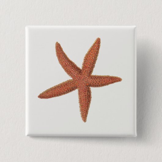 Starfish - Sherman Denton Fish Lithograph Button (Vorderseite)