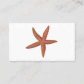 Starfish - Sherman Denton Fish Lithograph Visitenkarte (Rückseite)