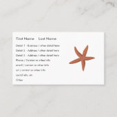 Starfish - Sherman Denton Fish Lithograph Visitenkarte (Vorderseite)