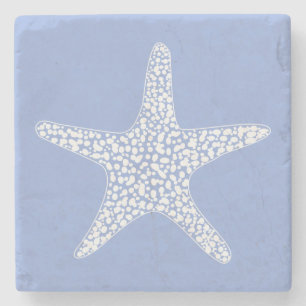 Starfish sommerliches nautisches Design Steinuntersetzer