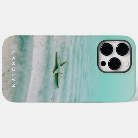 Starfish Sommertropischer Urlaub Case-Mate iPhone Hülle (Rückseite (Horizontal))