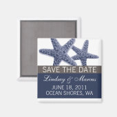 Starfish Speichern des Datumsfensters Magnet (Vorderseite/Rückseite)