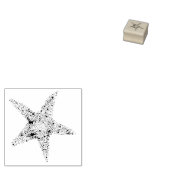Starfish Star Briefmarke Marine Ocean Beach Gummistempel (Stempel)