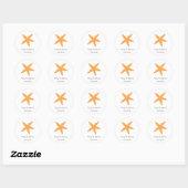 Starfish Stickers (Blatt)