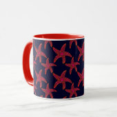 Starfish Stilmuster Tasse (Vorderseite Links)