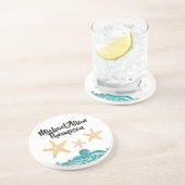 Starfish Story Adoption Gastgeschenke Sandstein Untersetzer (Seite)