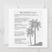Starfish Story, Starfish Thrower, Starfish Gedicht (Vorderseite)