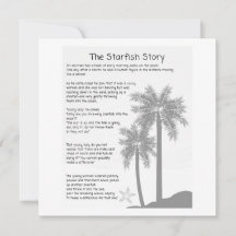 Starfish Story, Starfish Thrower, Starfish Gedicht