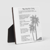 Starfish Story, Starfish Thrower, Starfish Gedicht Fotoplatte (Vorderseite)