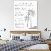 Starfish Story, Starfish Thrower, Starfish Gedicht Leinwanddruck (Insitu (Schlafzimmer))