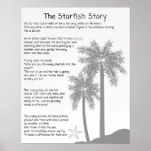 Starfish Story, Starfish Thrower, Starfish Gedicht Poster (Vorne)
