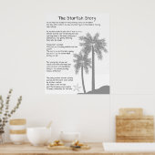 Starfish Story, Starfish Thrower, Starfish Gedicht Poster (Küche)