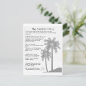 Starfish Story, Starfish Thrower, Starfish Gedicht Postkarte (Stehend Vorderseite)