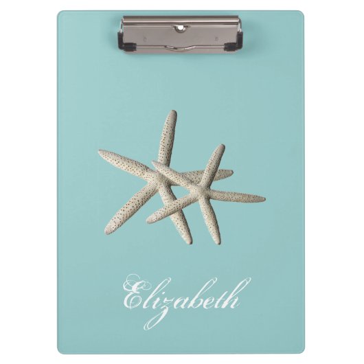 Starfish-Strand-Klemmbrett Klemmbrett (Vorderseite)