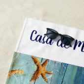 Starfish-Strand-kundenspezifisches Badetuch (Beispiel)